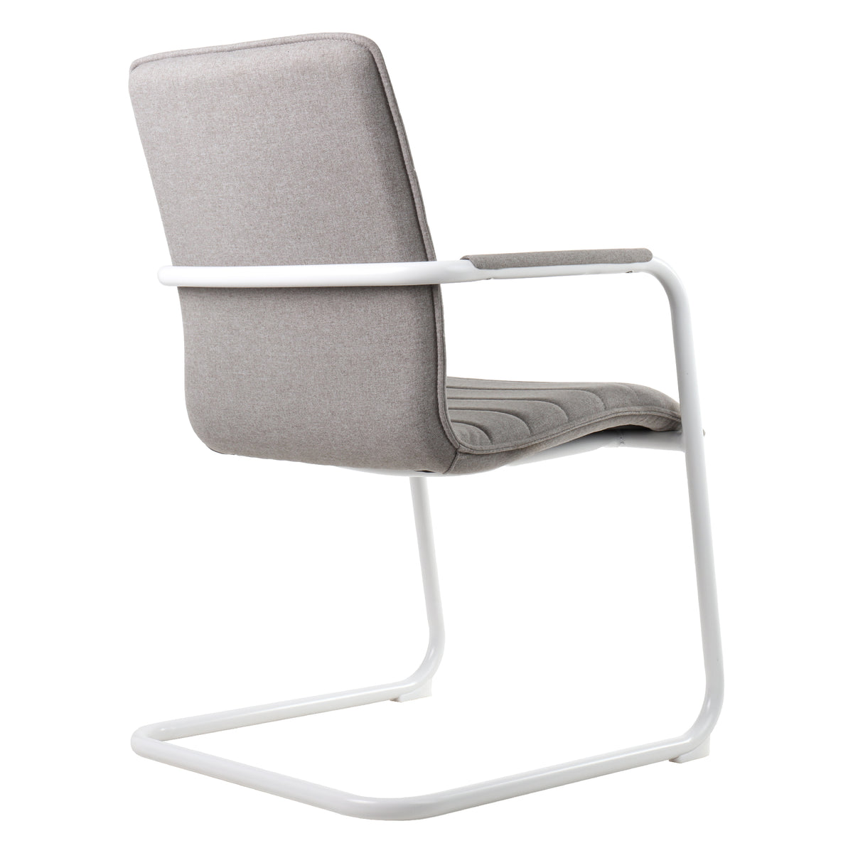 SILVIE Chaise cantilever | Accoudoirs fixes, assise rembourrée - 4 Lightbox Main Image