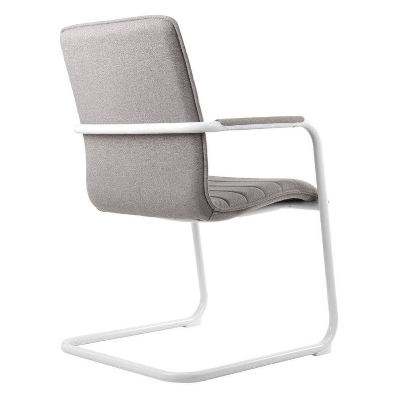 SILVIE Chaise cantilever | Accoudoirs fixes, assise rembourrée - 4 Main Image