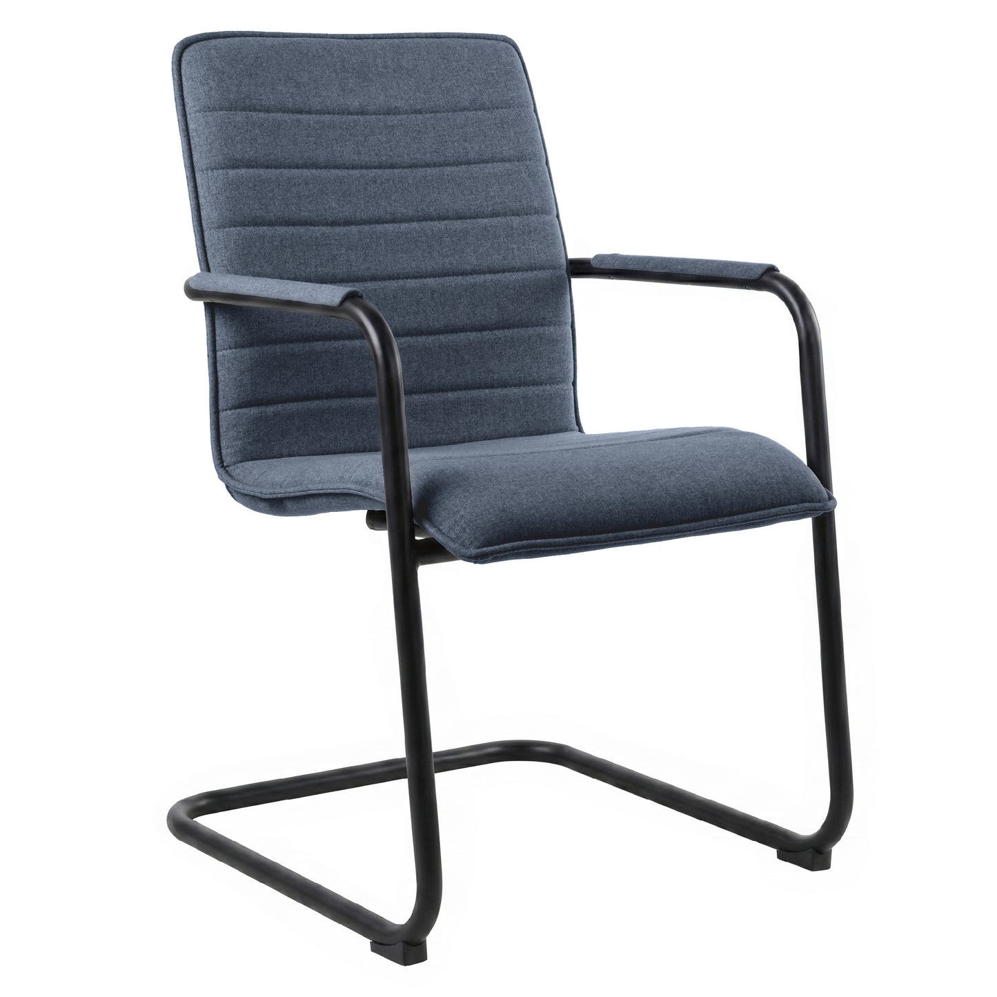 SILVIE Cantilever Chair | Fixed armrests, upholstered seat