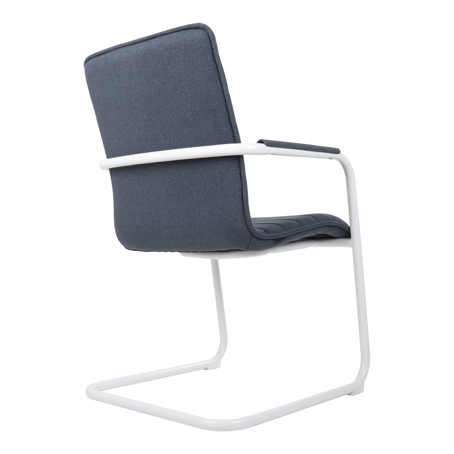SILVIE Cantilever Chair | Fixed armrests, upholstered seat