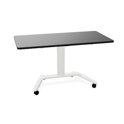 SKILL Schreibtisch | 670-1600 x 740-104 mm, klappbar, stapelbar, manuell höhenverstellbar