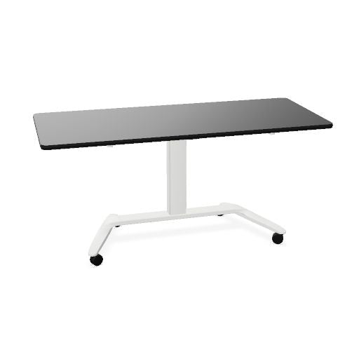 SKILL Schreibtisch | 670-1600 x 740-104 mm, klappbar, stapelbar, manuell höhenverstellbar