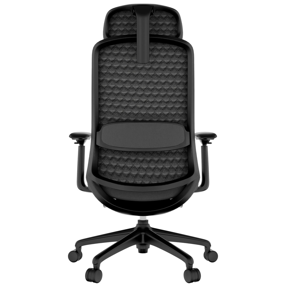 SMART ADJUST office swivel chair | Synchro mechanism, 4D armrests, optional headrest, Black  - 6 Lightbox Main Image