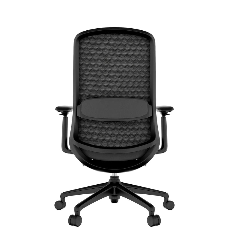 SMART ADJUST office swivel chair | Synchro mechanism, 4D armrests, optional headrest, Black  - 6 Main Image