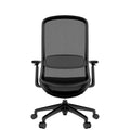 Smart Adjust net office swivel chair | Synchronous mechanics, 4D armrests, headrest optional, black - 6 Thumbnail Image