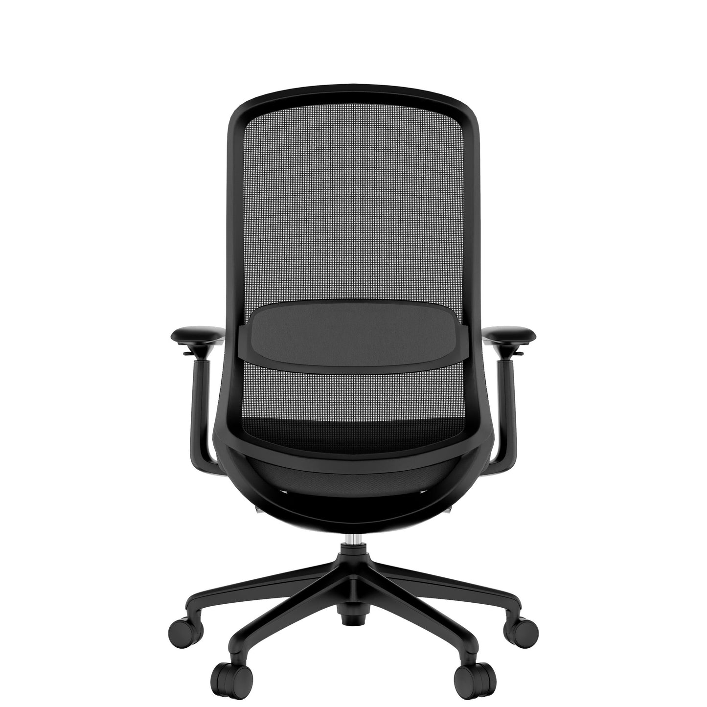 Smart Regola Net Office Swivel Chair | Meccanica sincrona, braccioli 4D, poggiatesta opzionale, nero