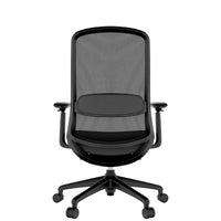 Smart Regola Net Office Swivel Chair | Meccanica sincrona, braccioli 4D, poggiatesta opzionale, nero