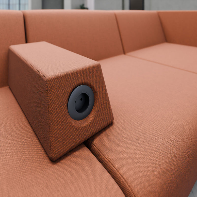 SOFT ROCK Sofa | 2526 x 690 mm, 4-Sitzer - 4 Main Image