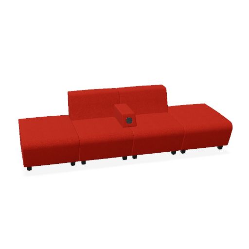 SOFT ROCK Sofa | 2526 x 690 mm, 4-Sitzer