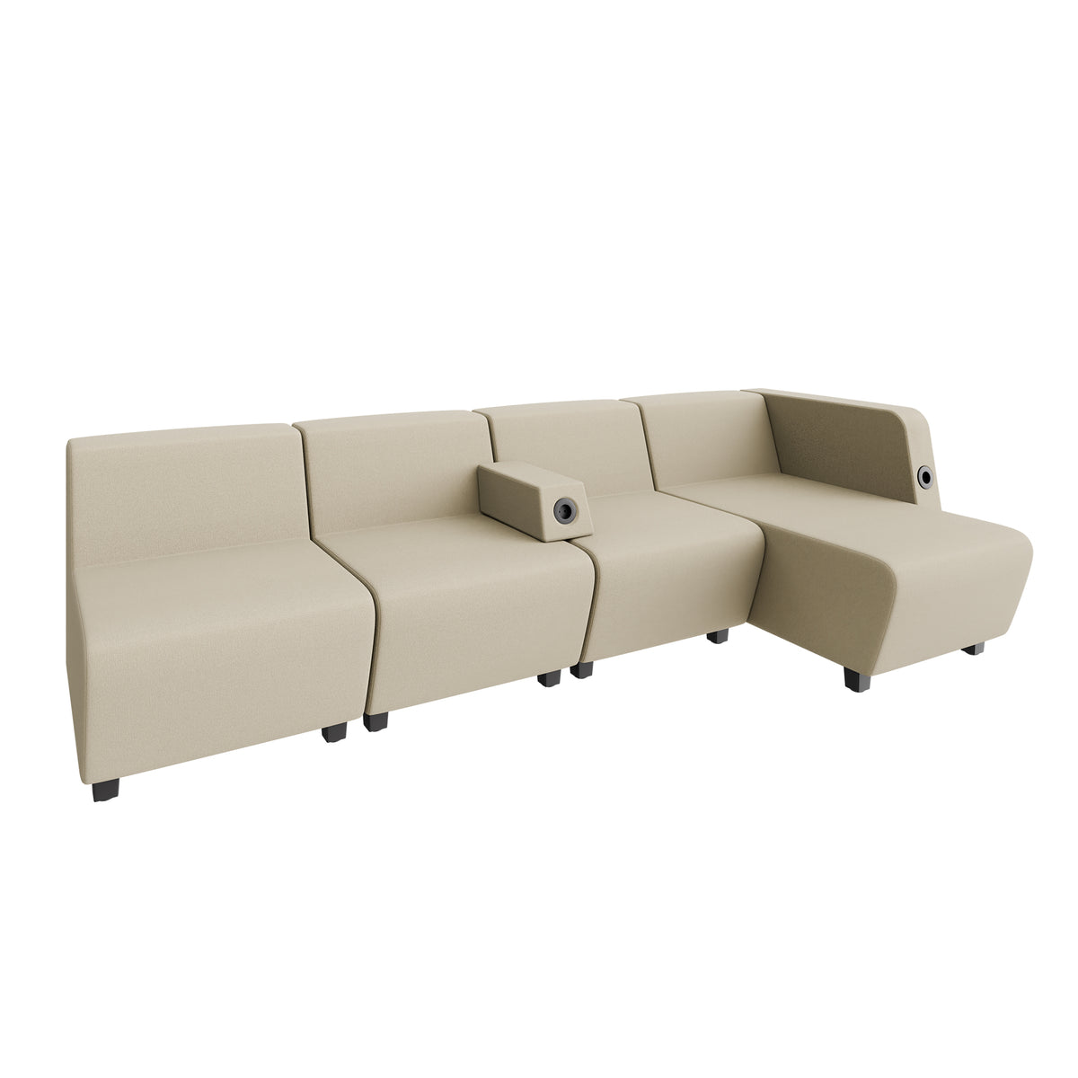 SOFT ROCK Sofa | 2526 x 690 mm, 4-Sitzer - 8 Lightbox Main Image