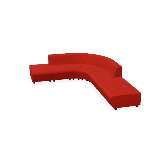 SOFT ROCK Sofa | 2956 x 690 mm, 7-Sitzer