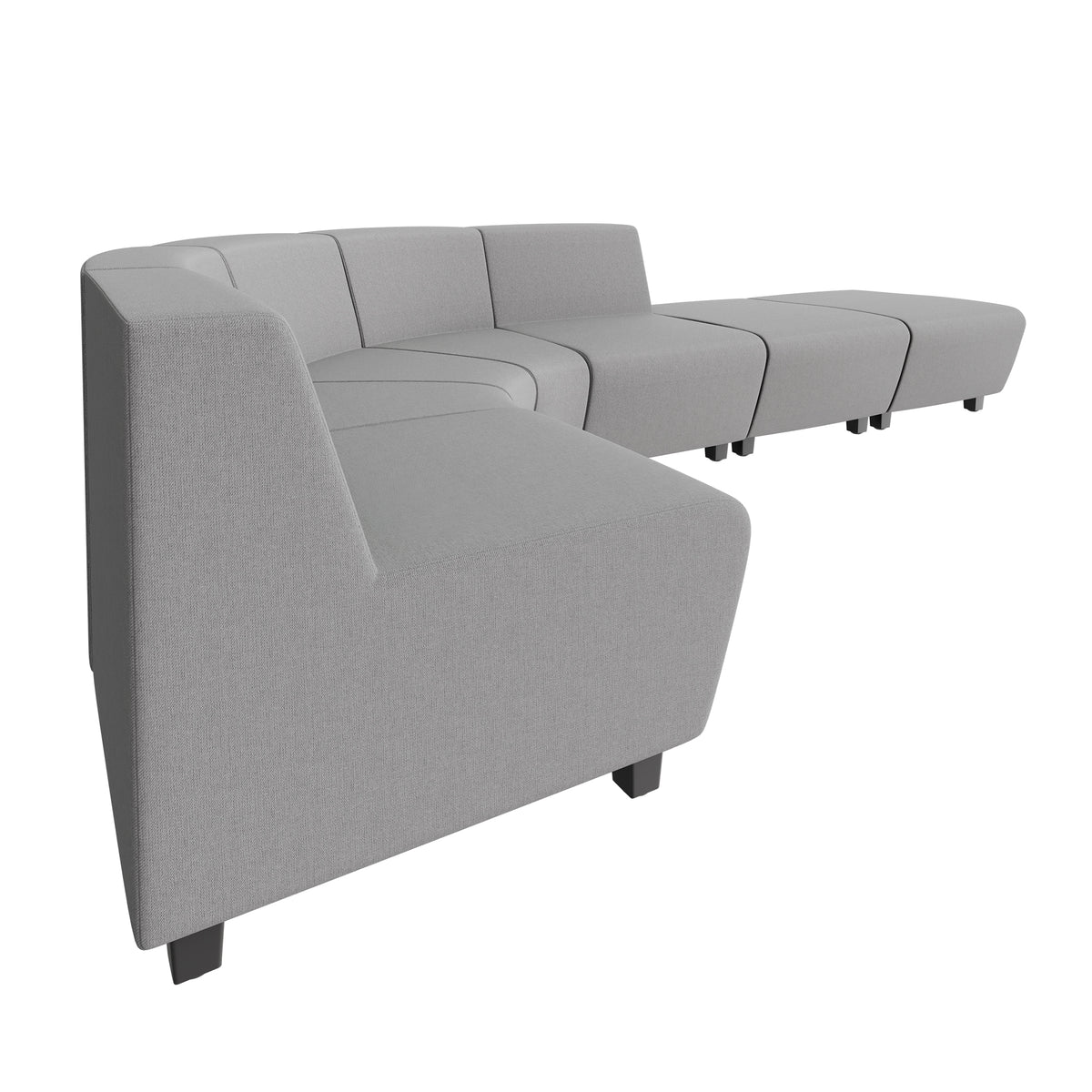 SOFT ROCK Sofa | 2956 x 690 mm, 7-Sitzer