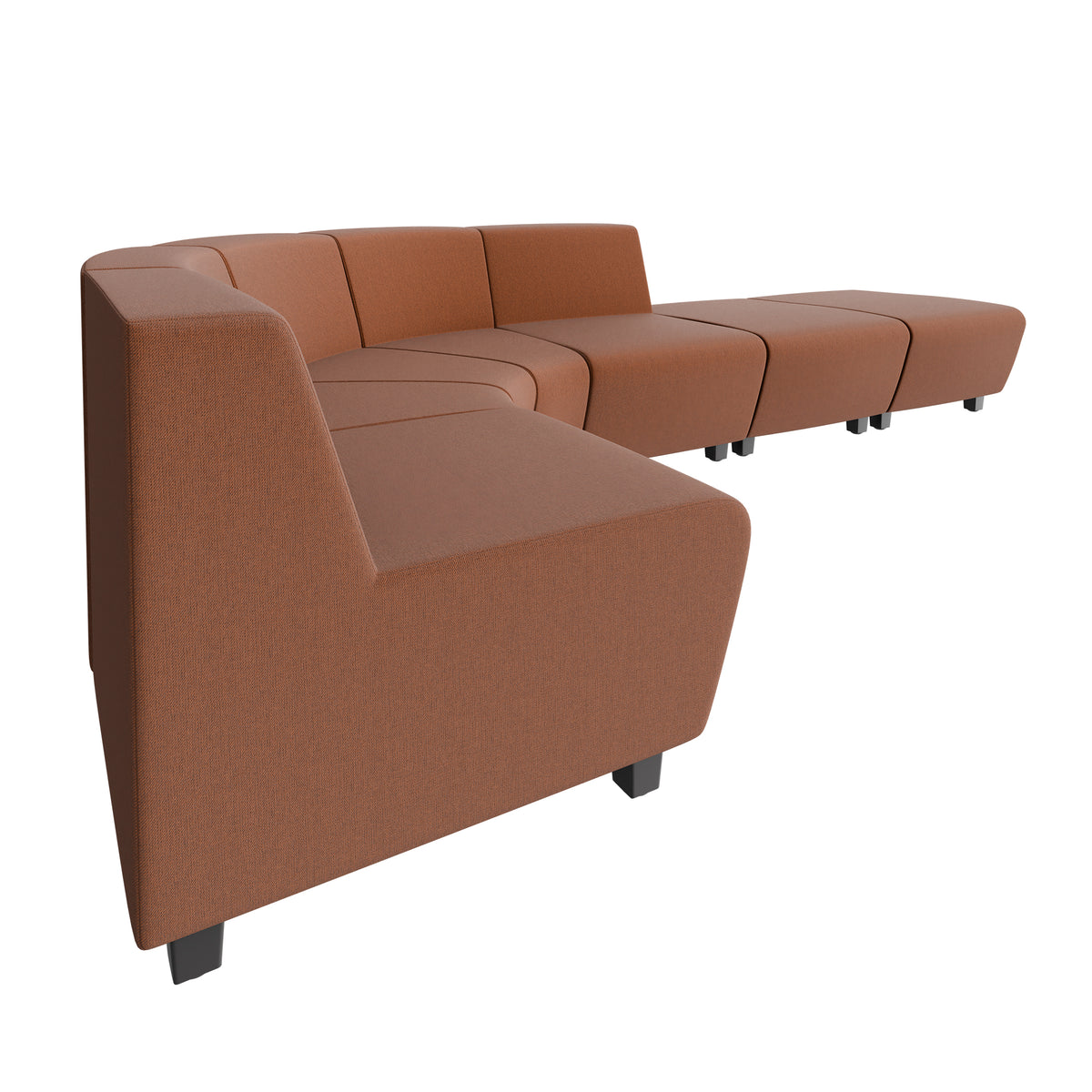 SOFT ROCK Sofa | 2956 x 690 mm, 7-Sitzer - 8 Lightbox Main Image