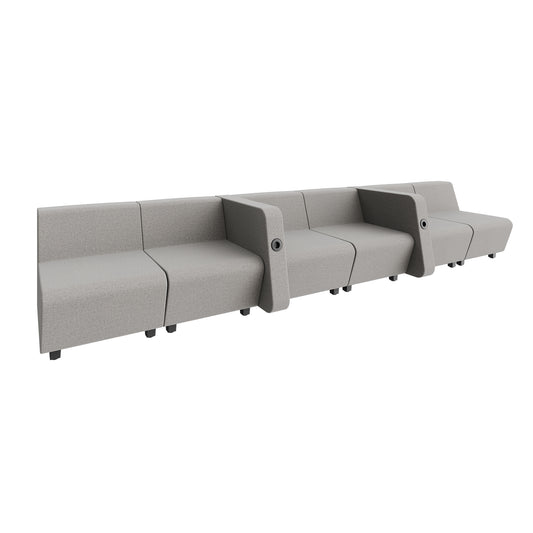 SOFT ROCK Sofa | 3852 x 690 mm, 6-Sitzer