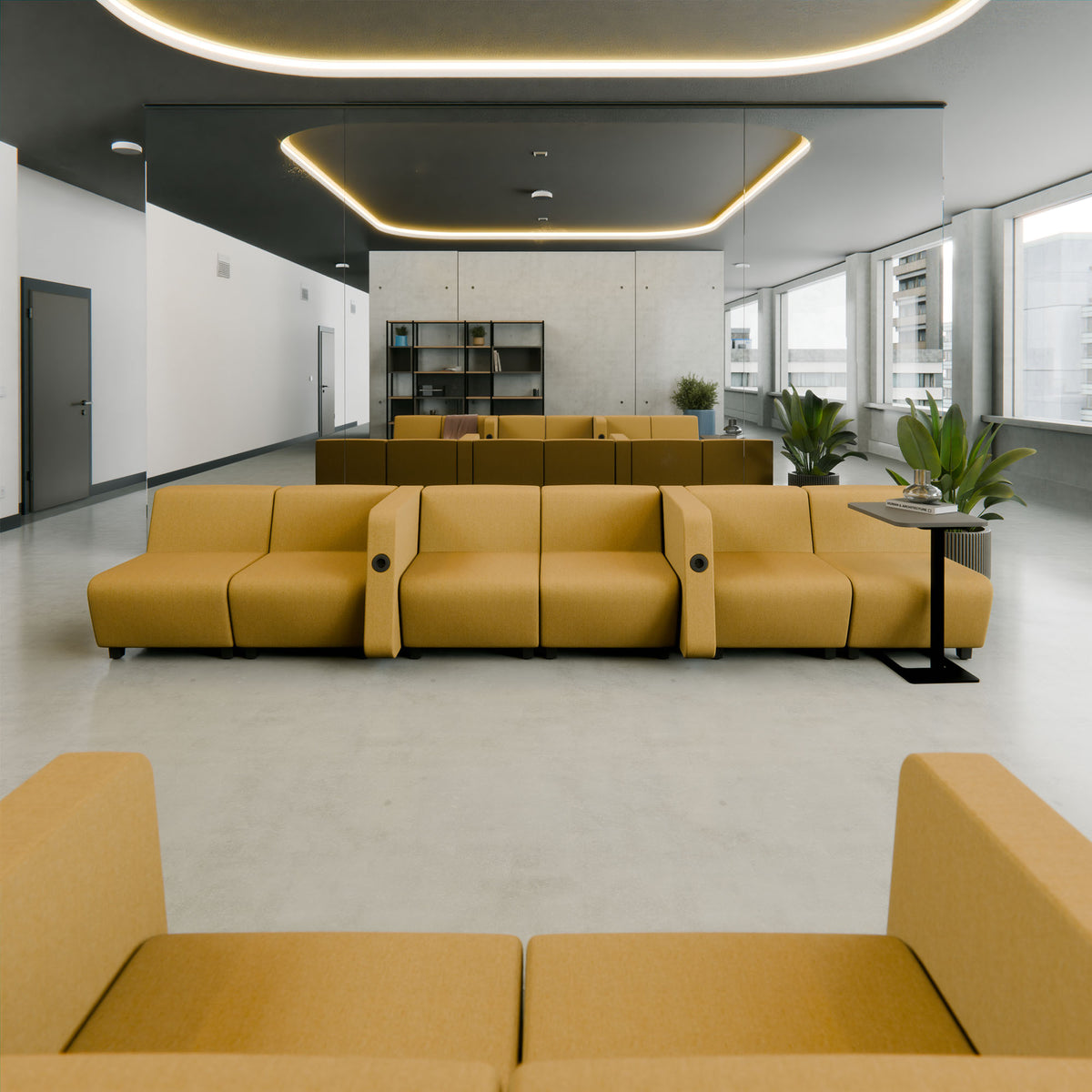 SOFT ROCK Sofa | 3852 x 690 mm, 6-Sitzer