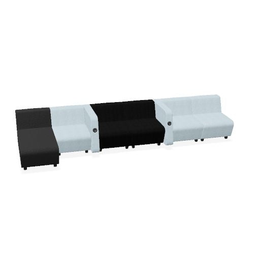 SOFT ROCK Sofa | 3852 x 690 mm, 6-Sitzer