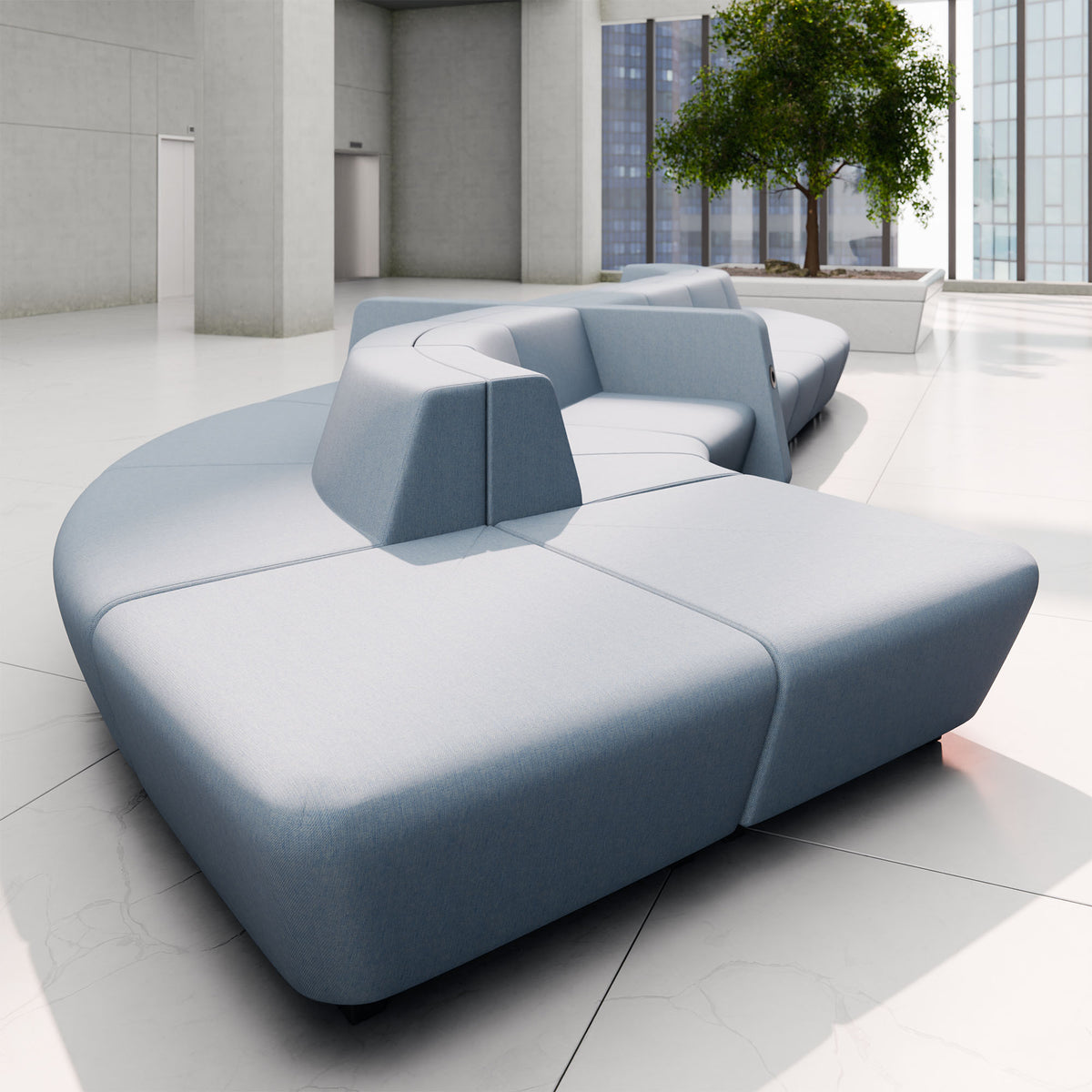 SOFT ROCK Sofa | 4883 x 690 mm, 20-Sitzer - 5 Lightbox Main Image