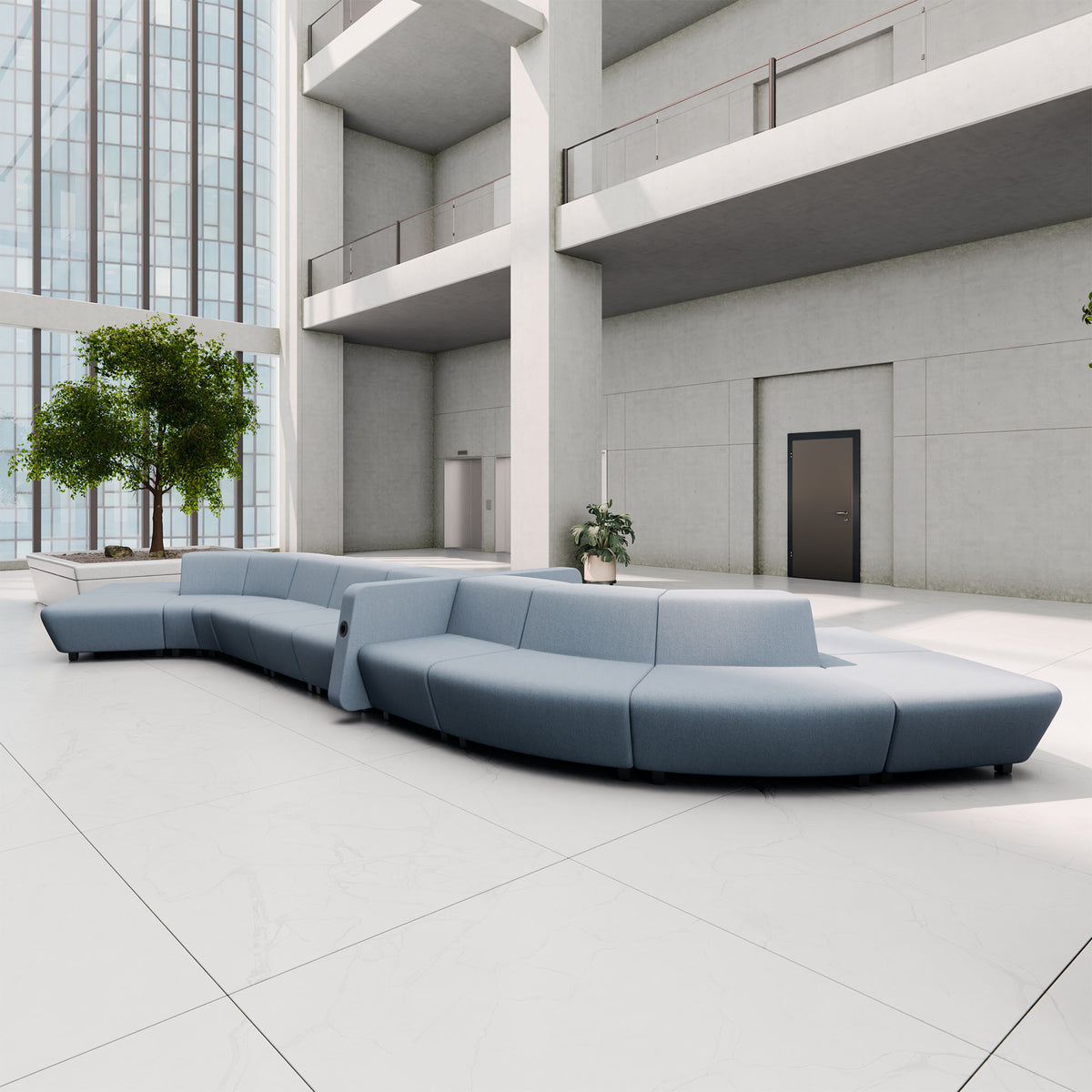 SOFT ROCK Sofa | 4883 x 690 mm, 20-Sitzer - 2 Lightbox Main Image
