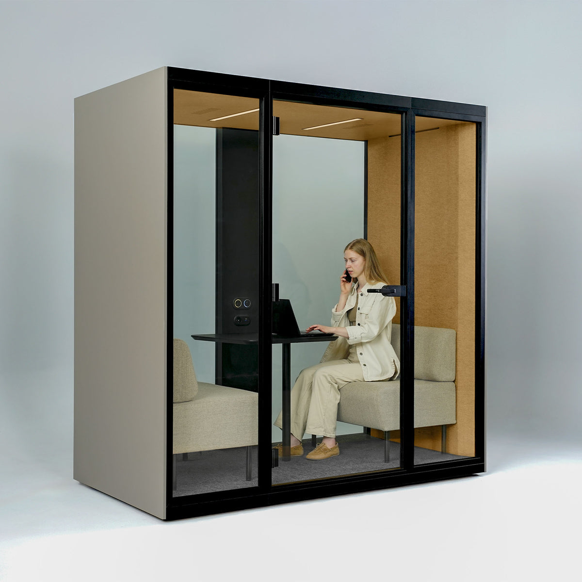 SONUS M Akustik-System | Premium Raum-in-Raum, Schallschutz, Für 2 Personen - 4 Lightbox Main Image