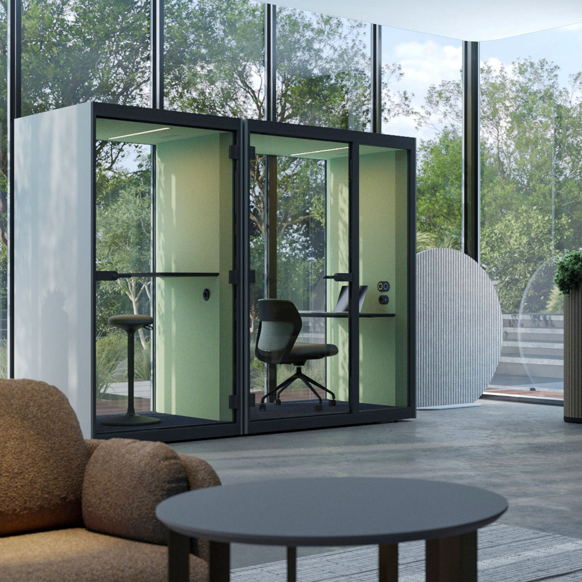 SONUS S Plus Telefonbox | Raum-in-Raum, Schallschutz, Für 1 Personen - 18 Lightbox Main Image