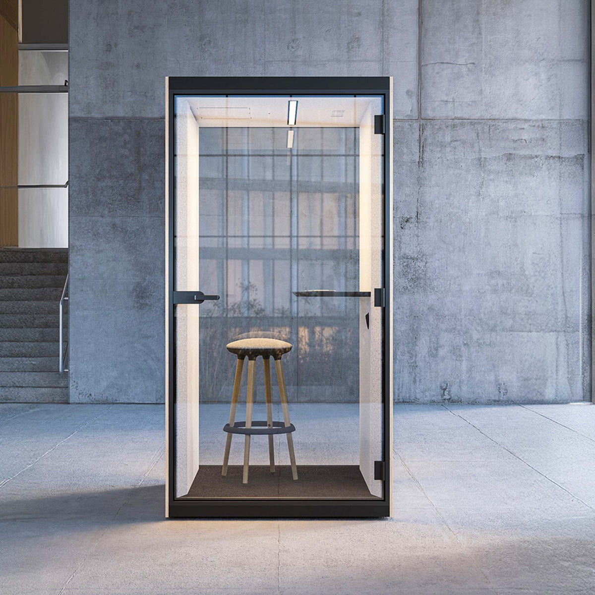 SONUS S Telefonbox | Premium Raum-in-Raum, Schallschutz, Für 1 Personen - 12 Lightbox Main Image