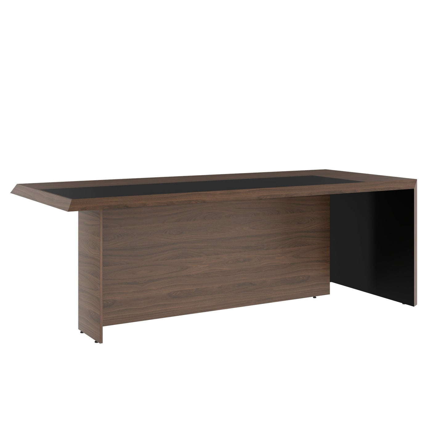 SORANO Chefschreibtisch | 2100 x 730 mm, Seitenwange mit Standfuß