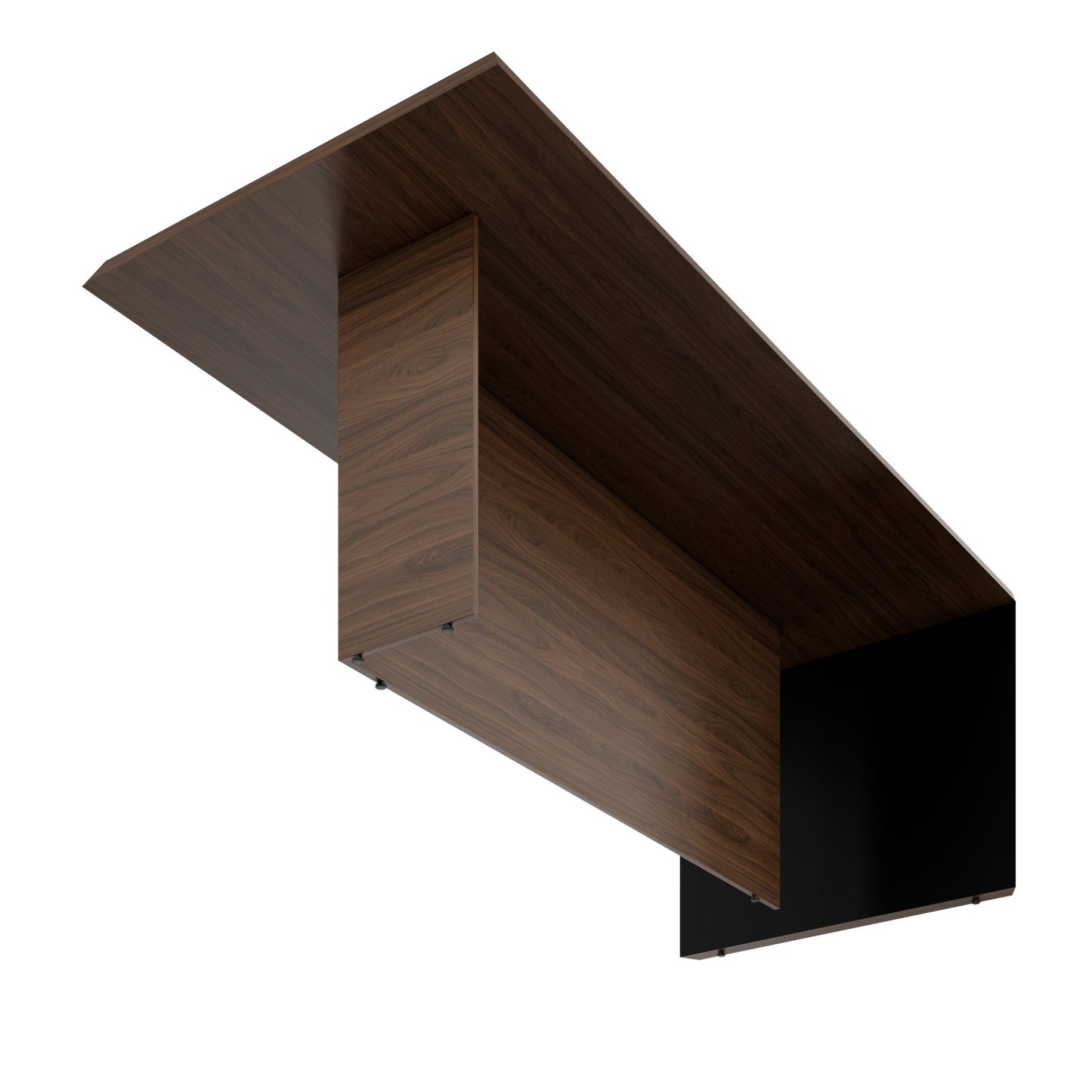 SORANO Chefschreibtisch | 2100 x 730 mm, Seitenwange mit Standfuß