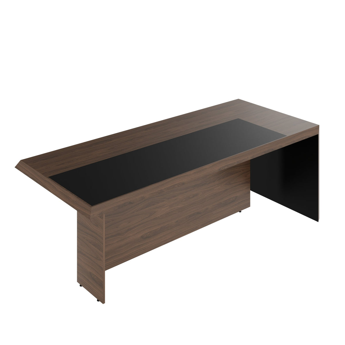 SORANO Chefschreibtisch | 2100 x 730 mm, Seitenwange mit Standfuß