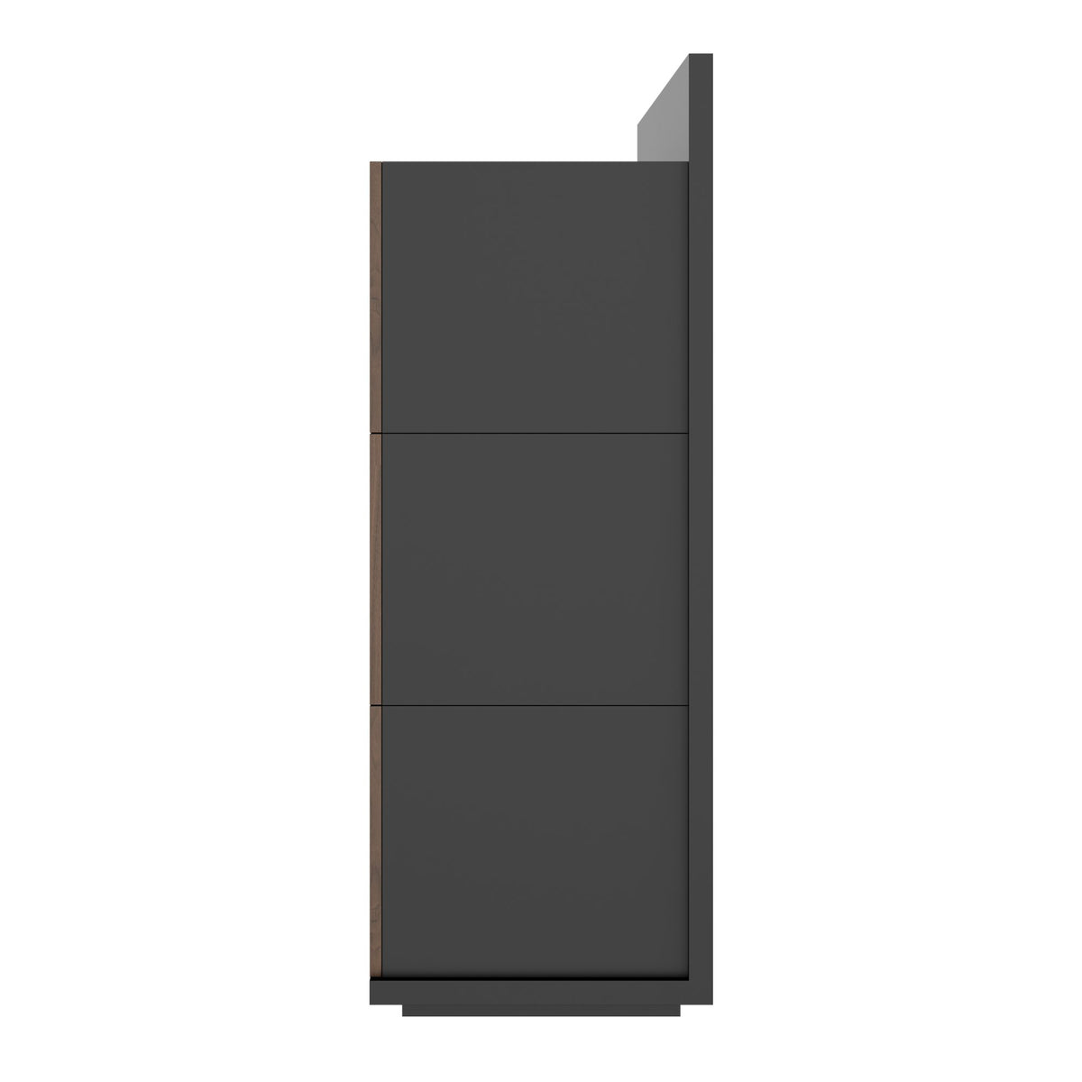 SORANO Highboard | 1610 x 1450 mm, Türen & Schubladen mit Push-to-Open - 4 Lightbox Main Image