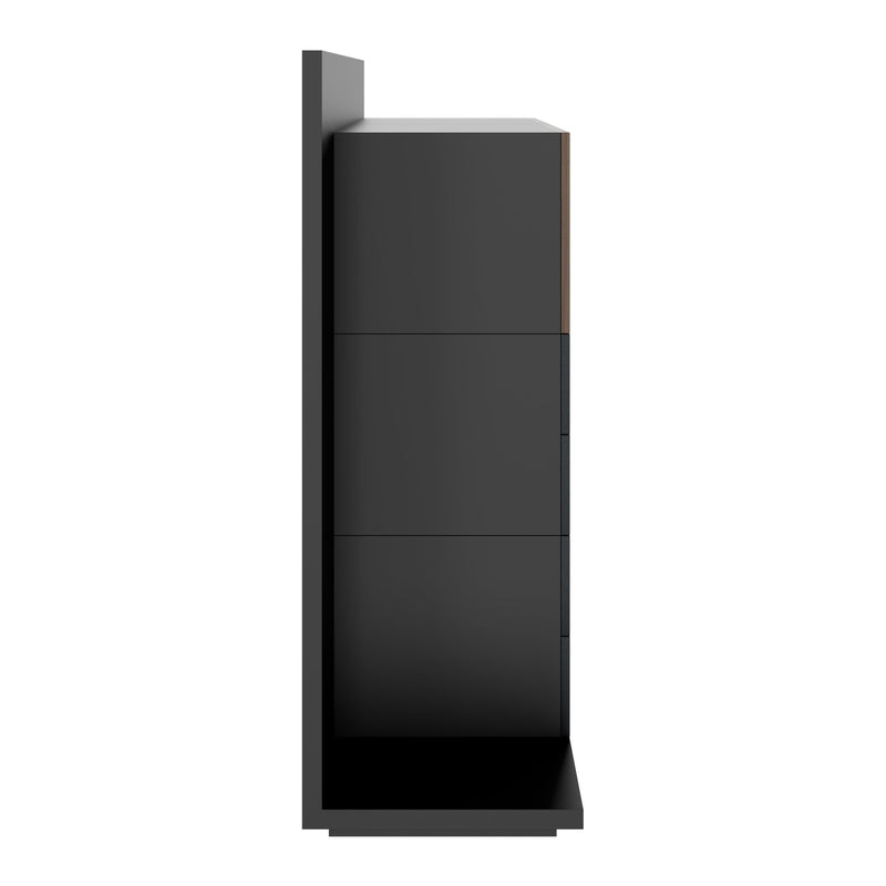 SORANO Highboard | 1610 x 1450 mm, Türen & Schubladen mit Push-to-Open - 5 Main Image