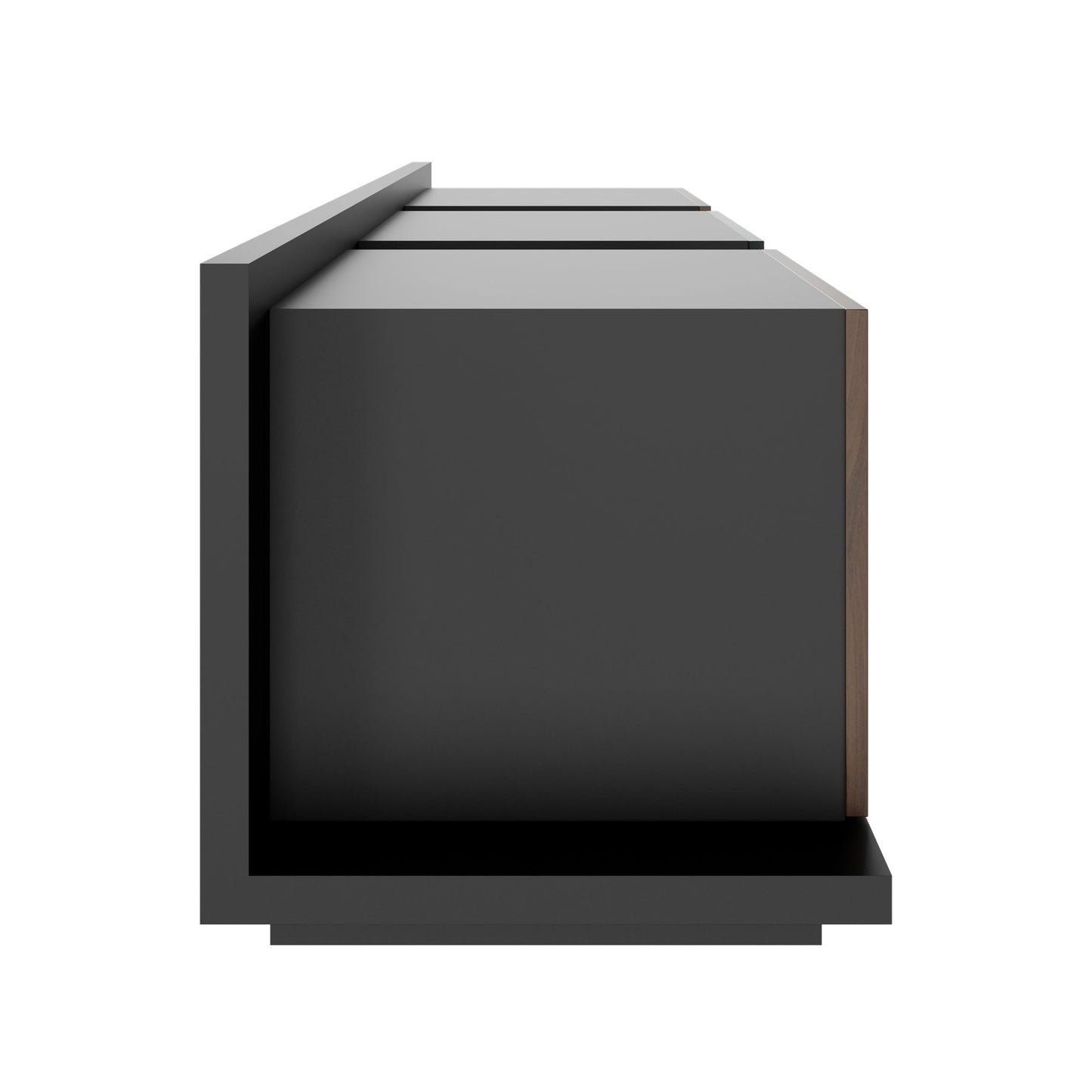 SORANO Lowboard | 2400 x 525 mm, Türen mit Push-to-Open
