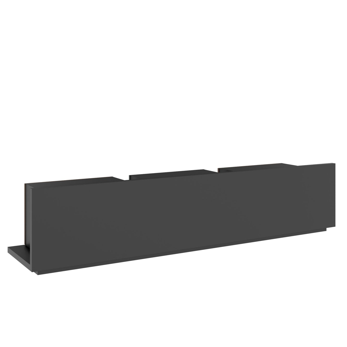 SORANO Lowboard | 2400 x 525 mm, Türen mit Push-to-Open