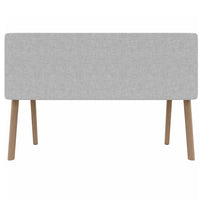 STANLY DESK cloison de table acoustique | 1600 - 1800 mm, insonorisant, revêtement en laine VELITO - gris clair chiné