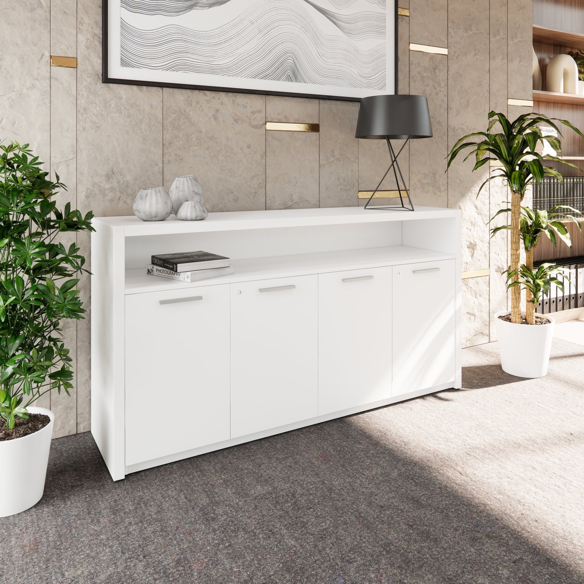 Stratego Stratego | 1680 x 890 mm, bianco