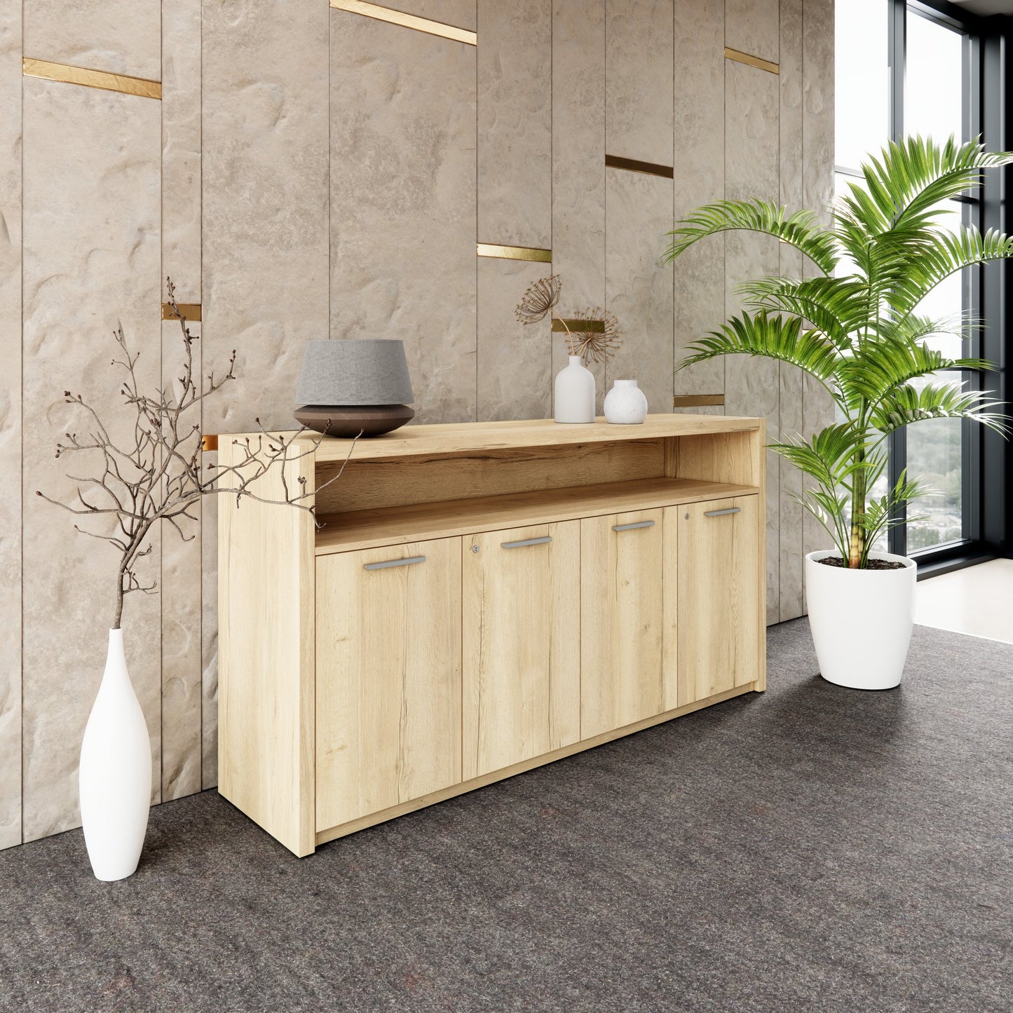 Bouchage Stratego | 1680 x 890 mm, chêne sauvage