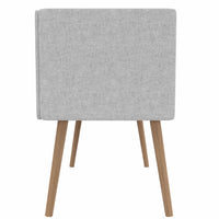 Panneau latéral acoustique STANLY DESK | Housse en laine insonorisante hauteur 600 mm VELITO - gris clair chiné