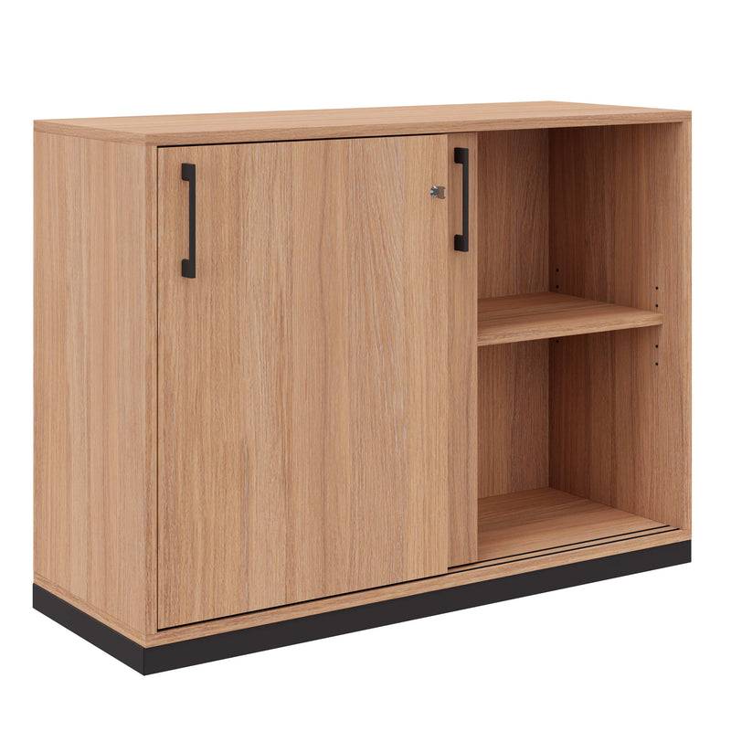 CHOICE Armadio con ante scorrevoli | 2 OH, 1000 x 760 mm, rovere color ambra  - 2 Main Image