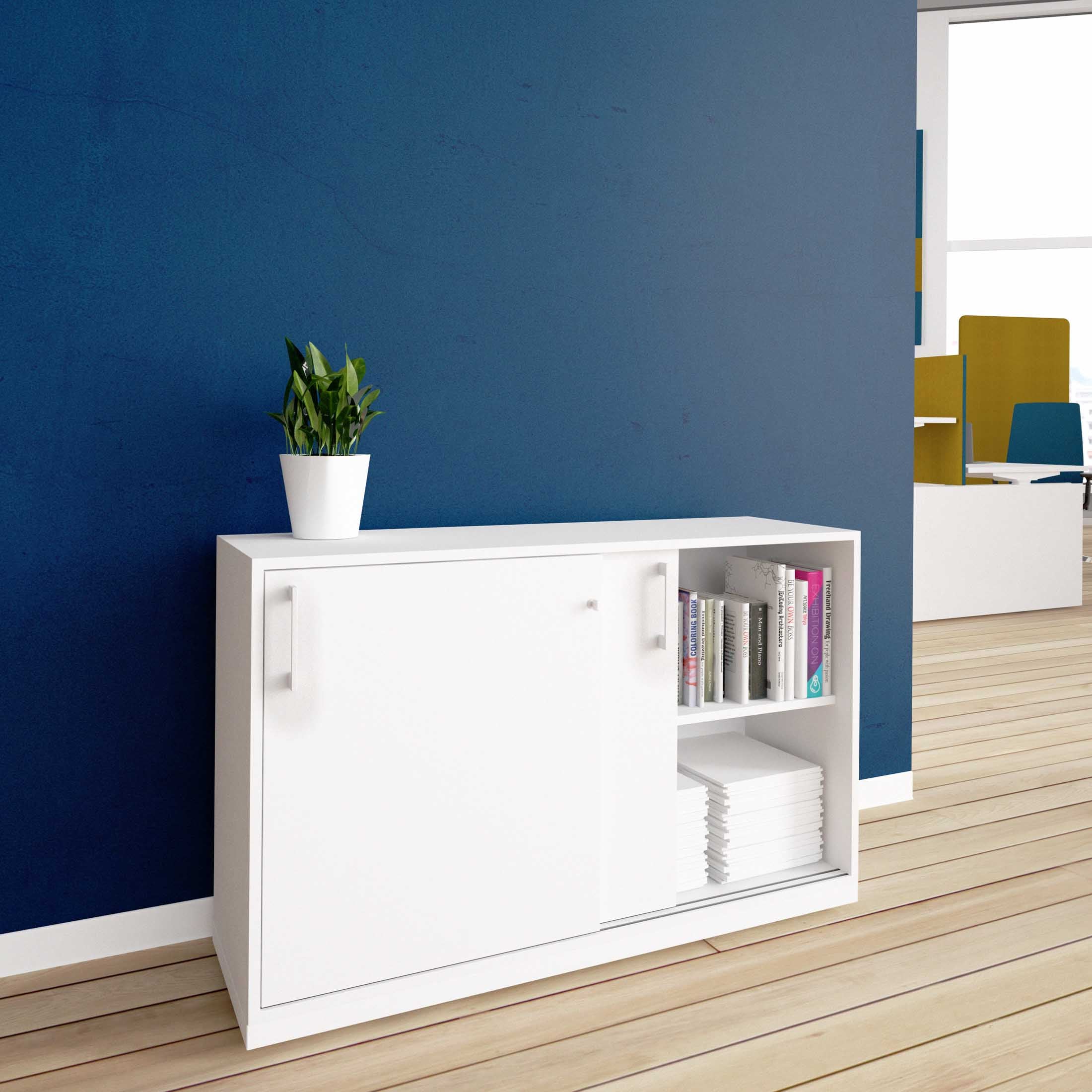 CHOICE Schiebetürenschrank | 2 OH, 1200 x 760 mm, Weiss