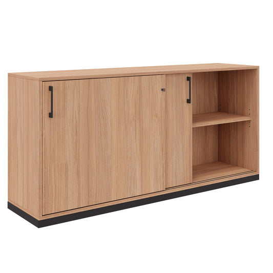 CHOICE sliding door wardrobe | 2 OH, 1600 x 760 mm, amber oak