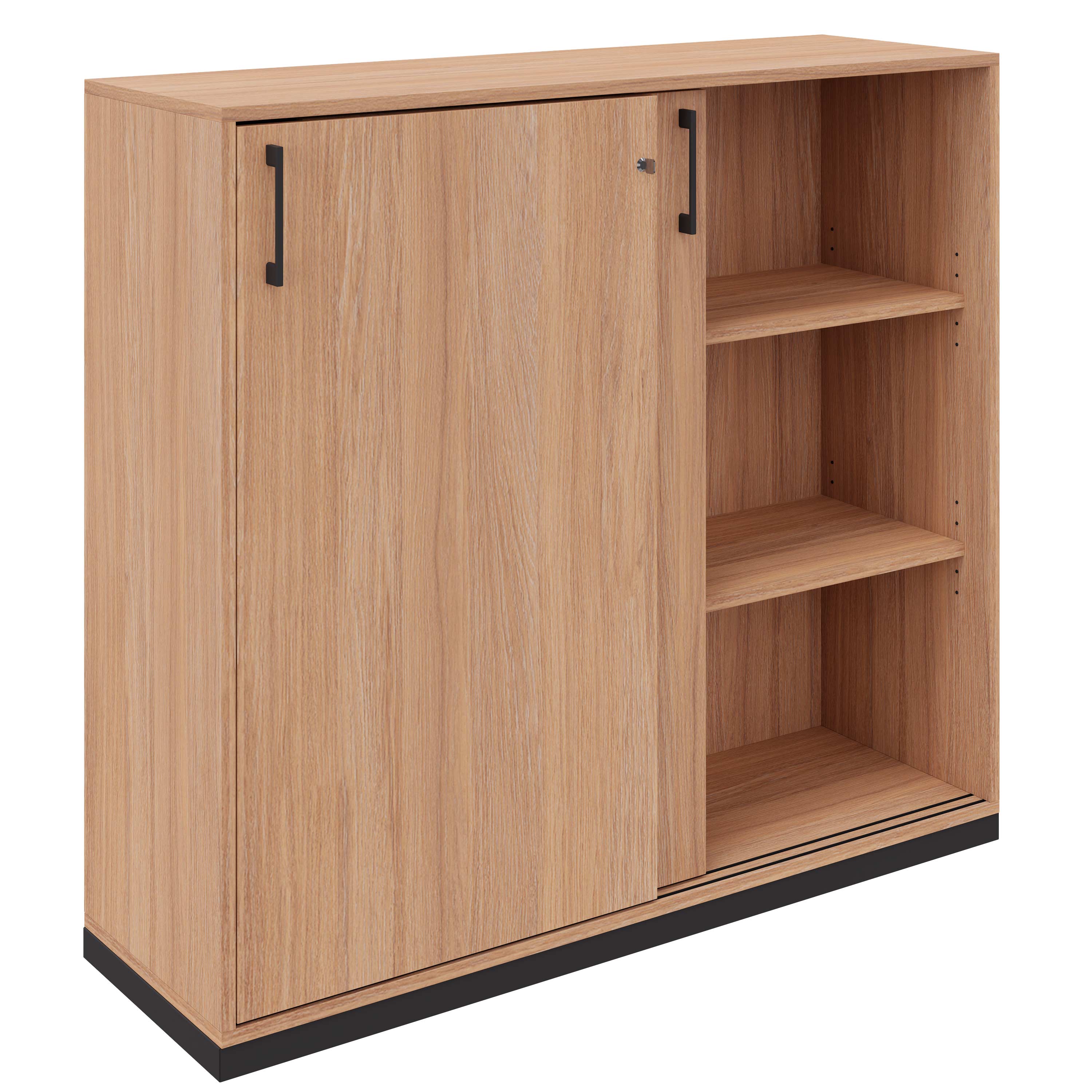 CHOICE Armoire de porte coulissante | 3 oh, 1000 x 1115 mm, chêne ambre