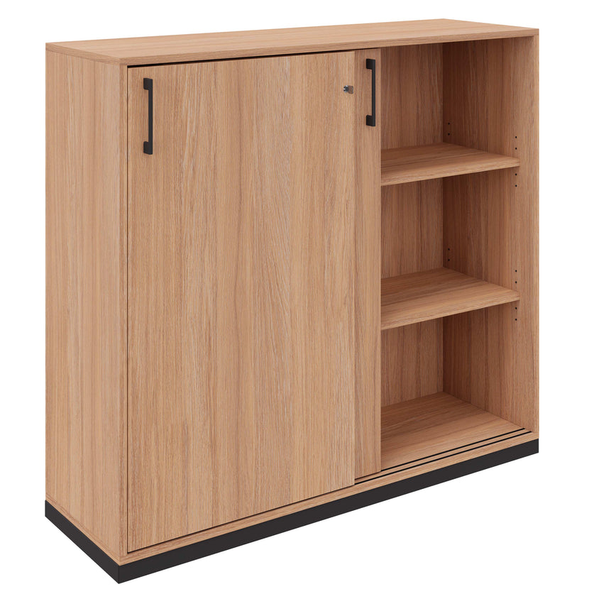 CHOICE Armoire de porte coulissante | 3 oh, 1000 x 1115 mm, chêne ambre