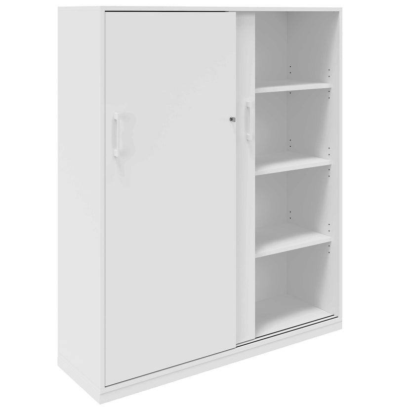 CHOICE Sliding door cabinet | 4 Oh, 1200 x 1465 mm, white