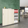 CHOICE Armoire de porte coulissante | 4 oh, 1600 x 1465 mm, cendres gris / sable cubanite - 1 Thumbnail Image