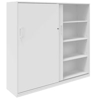 Choice sliding door cabinet | 4 Oh, 1600 x 1465 mm, white