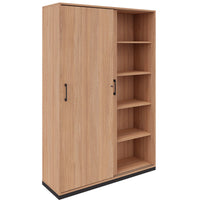 CHOICE sliding door wardrobe | 5 OH, 1200 x 1820 mm, amber oak