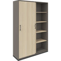 CHOICE Schiebetürenschrank | 5 OH, 1200 x 1820 mm, Cubanitgrau / Sandesche - 2 Thumbnail Image