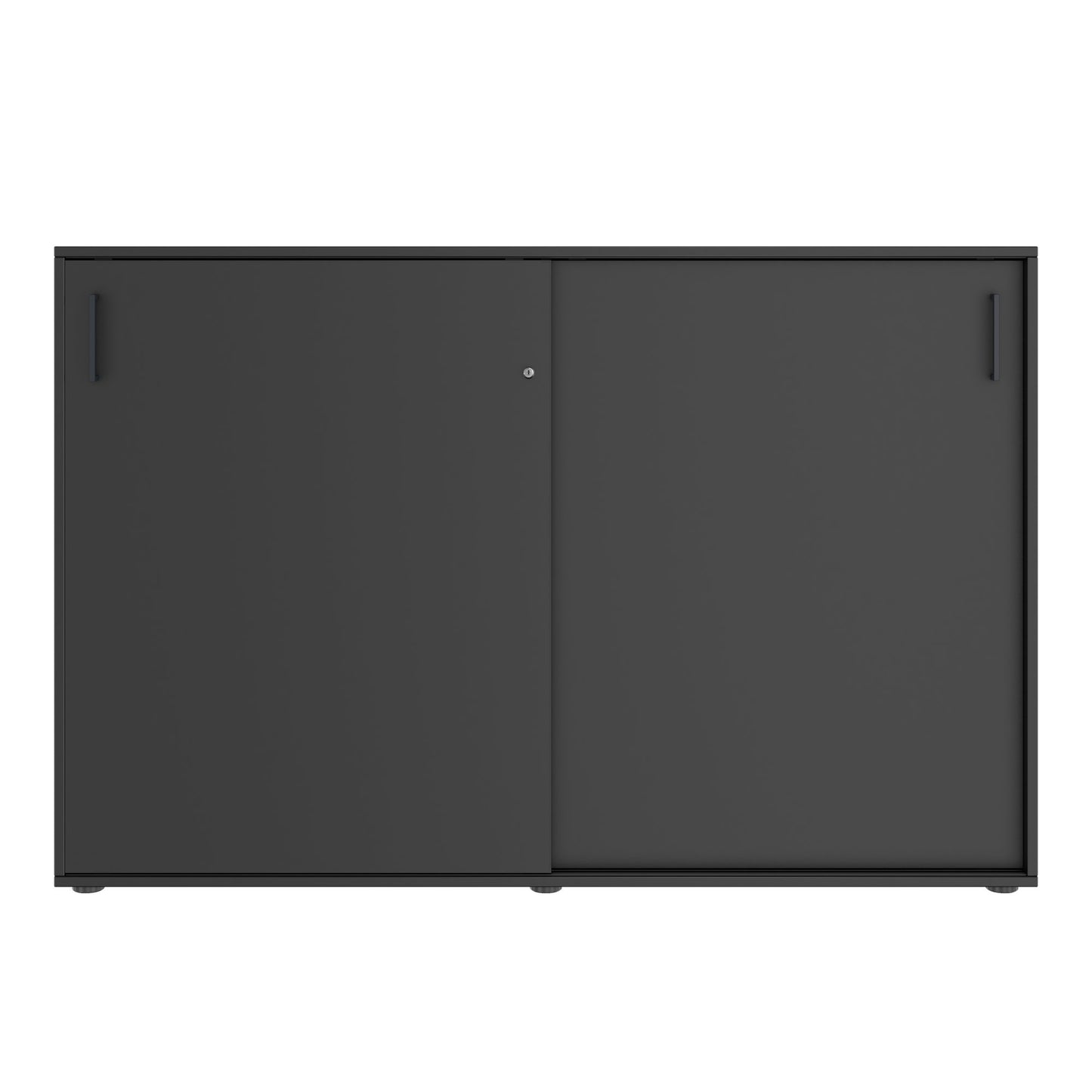 NOVA sliding door wardrobe | 3 OH, 1640 x 1085 mm, anthracite