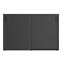 NOVA sliding door wardrobe | 3 OH, 1640 x 1085 mm, anthracite