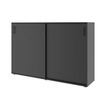 NOVA sliding door wardrobe | 3 OH, 1640 x 1085 mm, anthracite