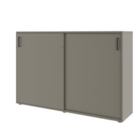 NOVA sliding door wardrobe | 3 OH, 1640 x 1085 mm, Cubanite gray